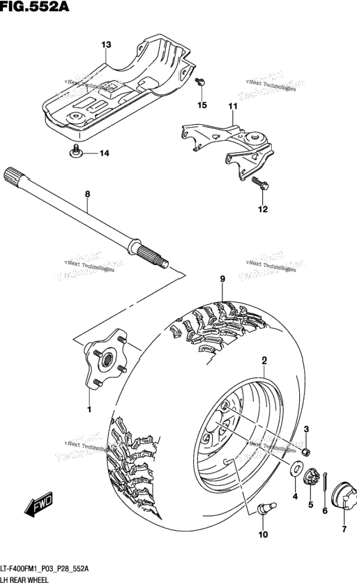 Lh Rear Wheel