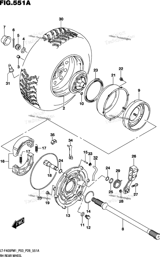 Rh Rear Wheel