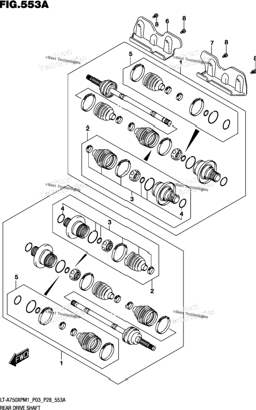 Rear Drive Shaft