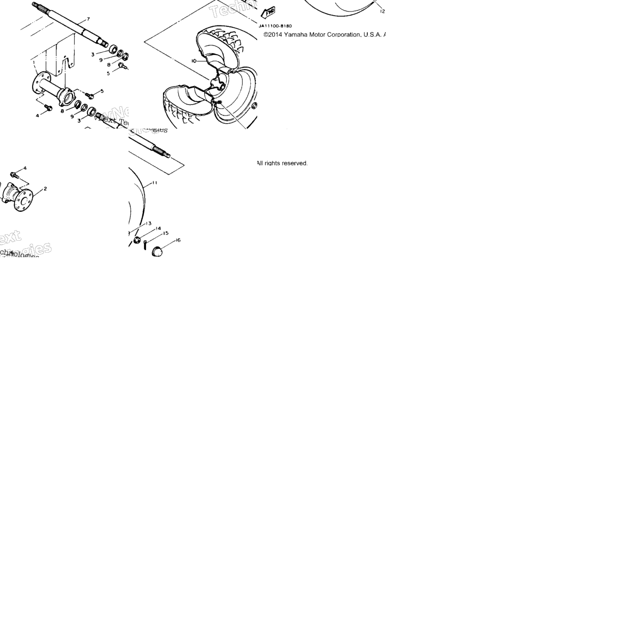 Rear Axle Wheel