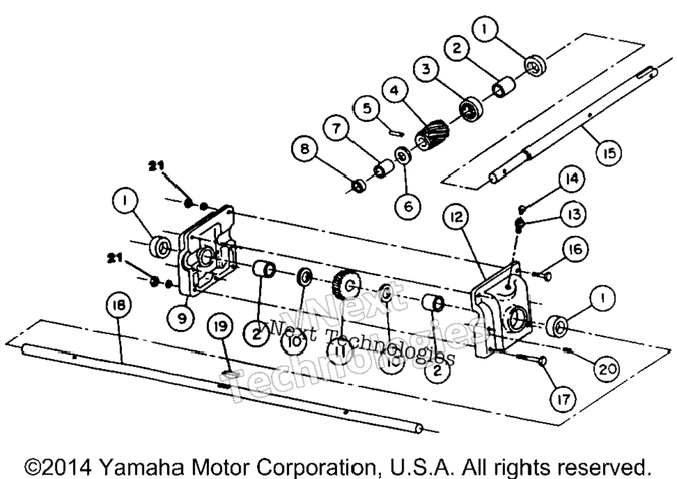 Snowblower Worm Gear Option