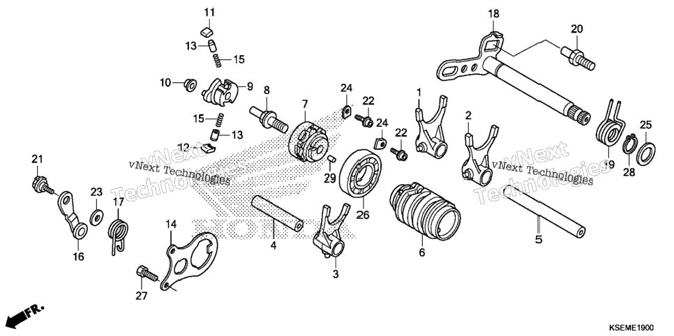 Gearshift Drum