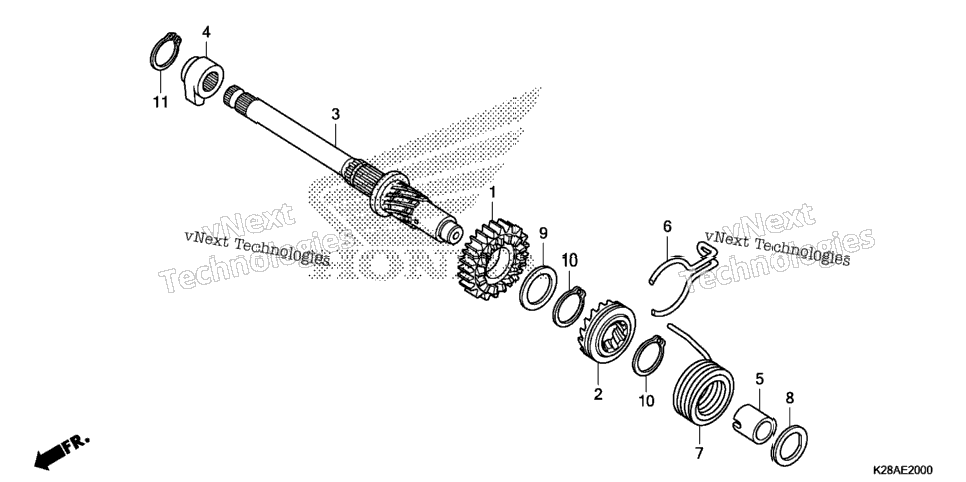 Kick Starter Spindle