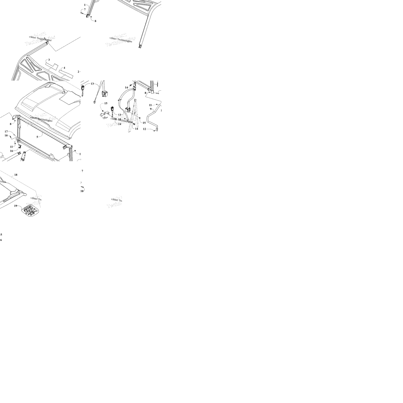 Rops And Seat Belt Assembly