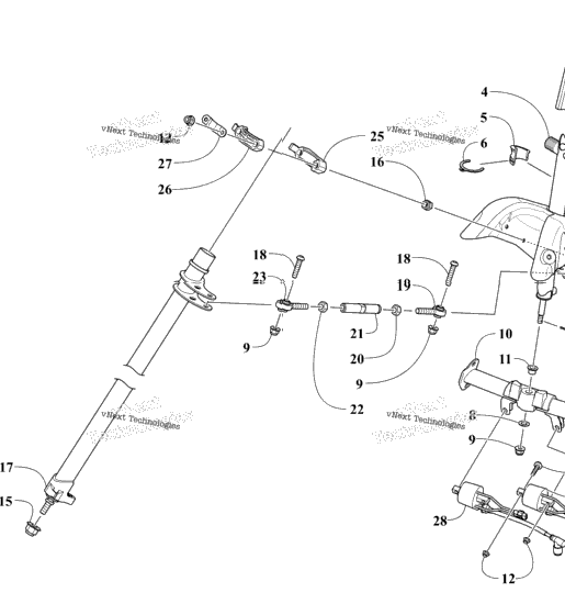 Steering Post Assembly