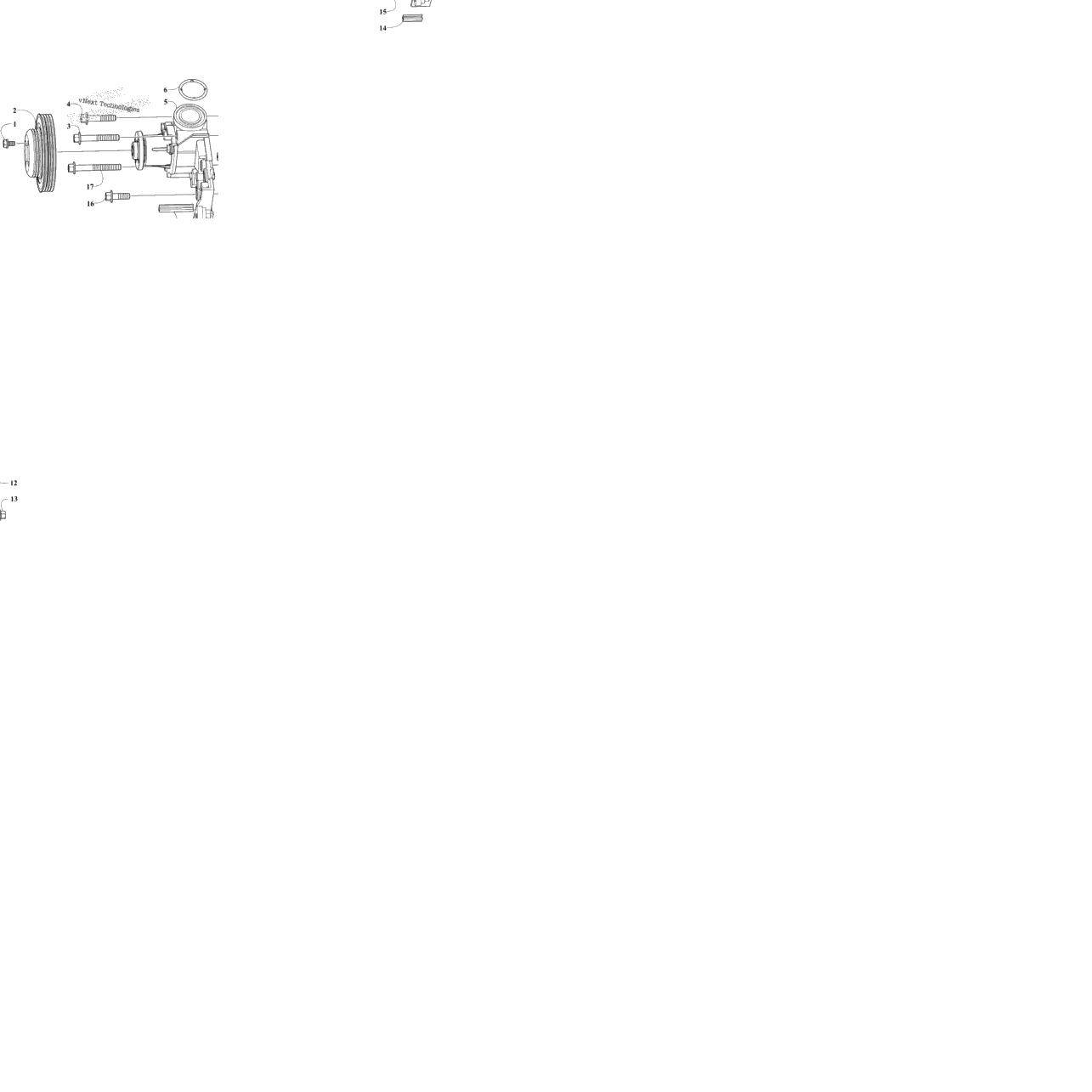 Water Pump And Thermostat Assemblies