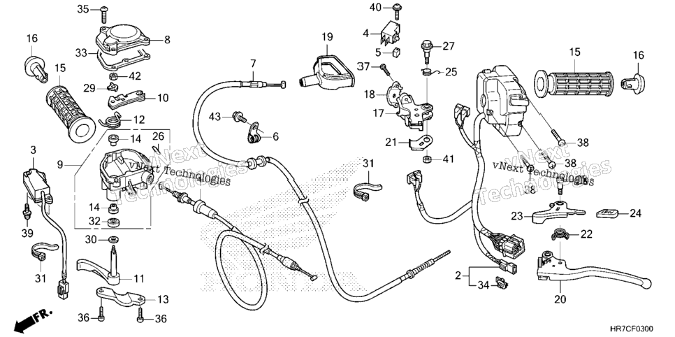 HANDLE LEVER / SWITCH / CABLE