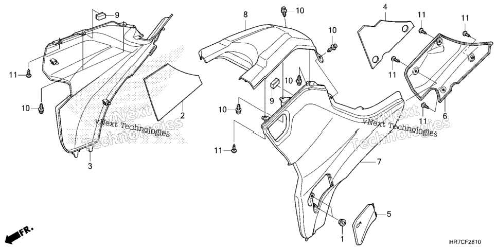 SIDE COVER / TANK COVER