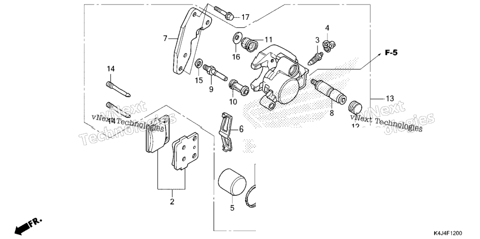 Front Brake Caliper