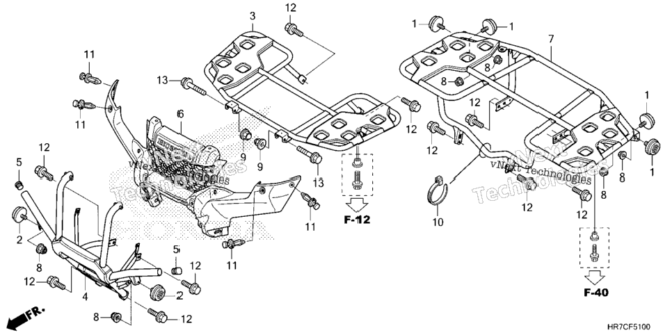 CARRIER / FRONT GRILLE