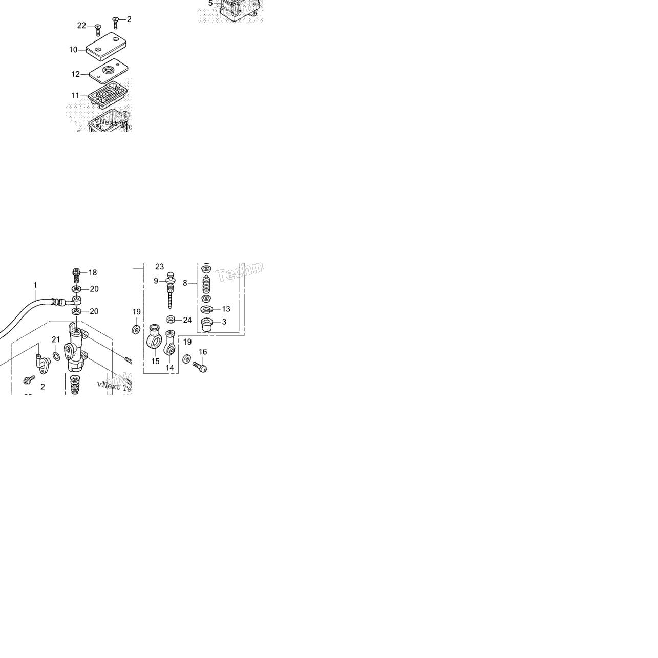 Rear Brake Master Cylinder (1)