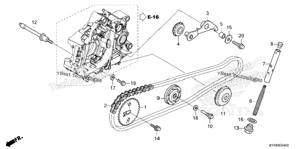 Cam Chain@Tensioner