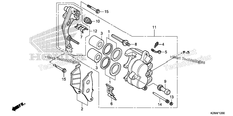 Front Brake Caliper