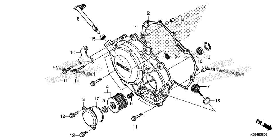 Right Crankcase Cover