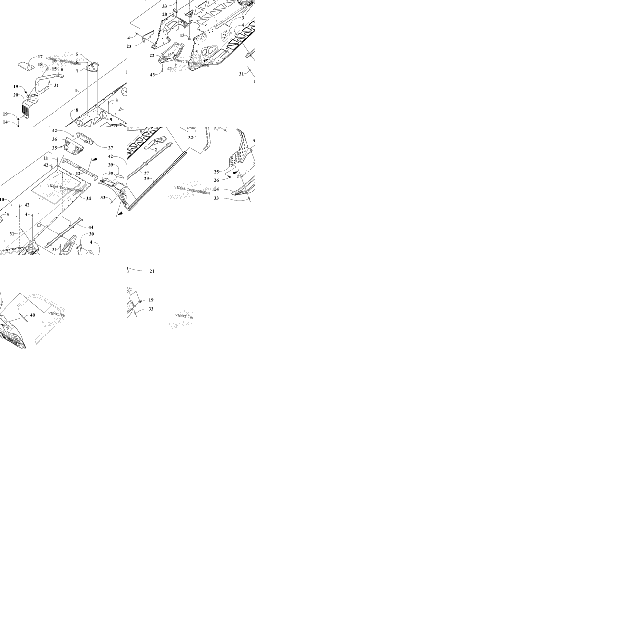 Tunnel And Snowflap Assembly
