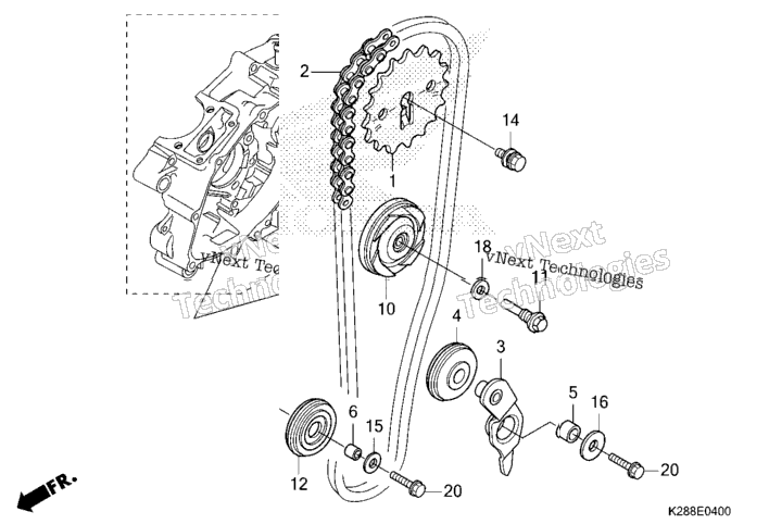 Cam Chain@Tensioner
