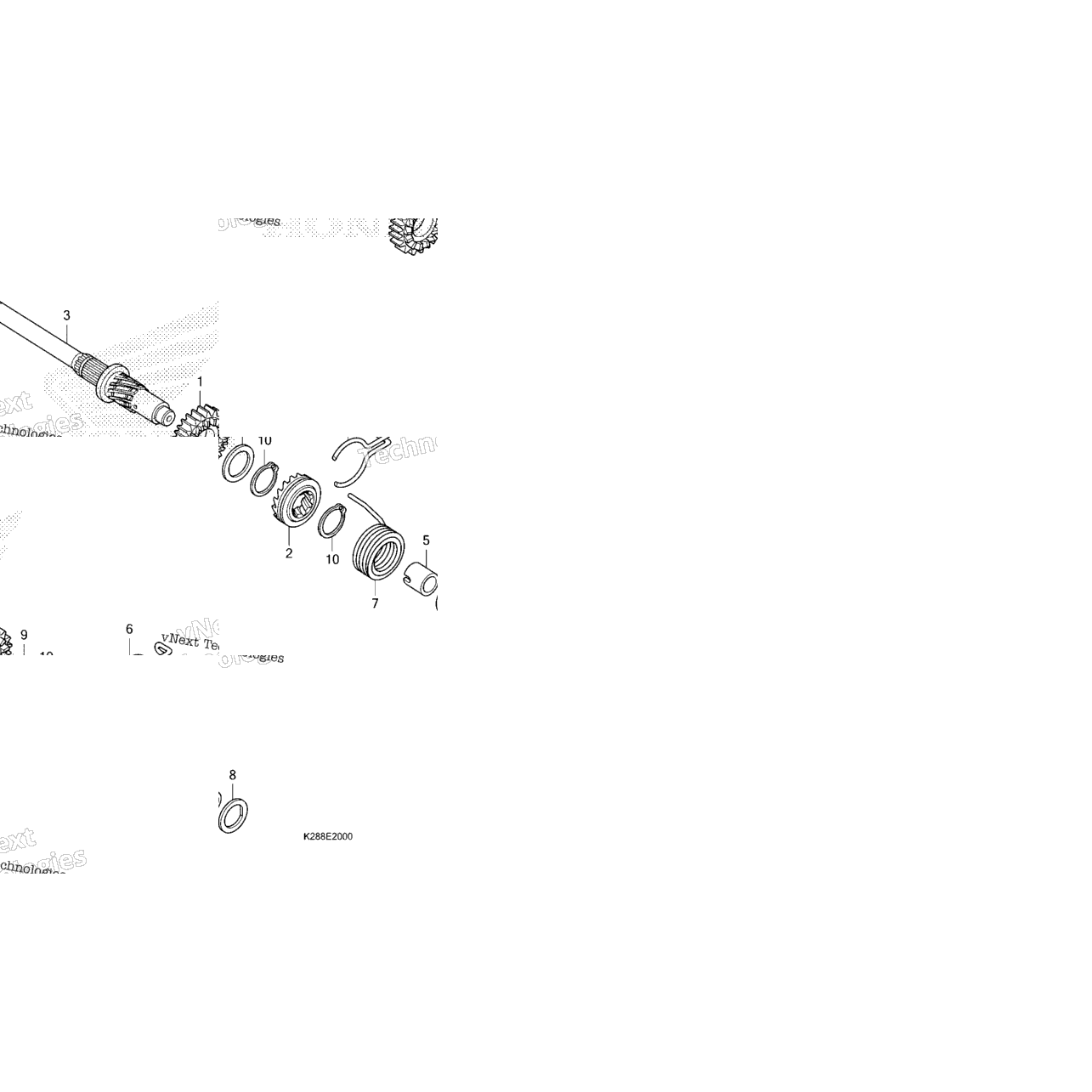 Kick Starter Spindle