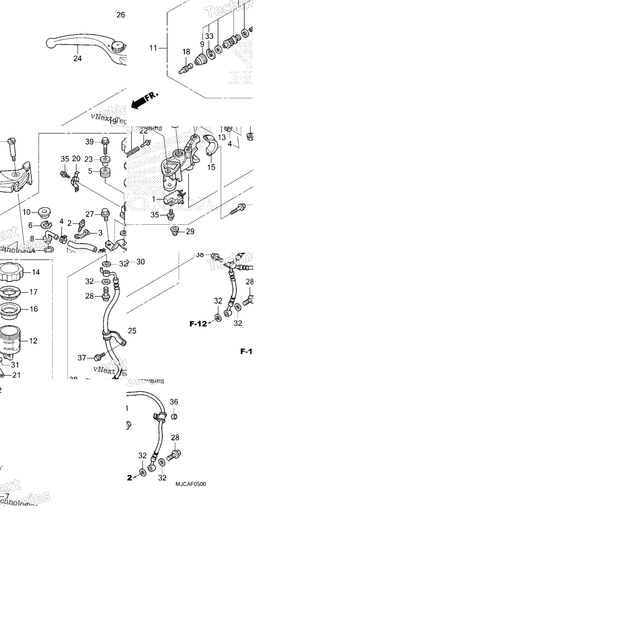 Front Brake Master Cylinder (1)