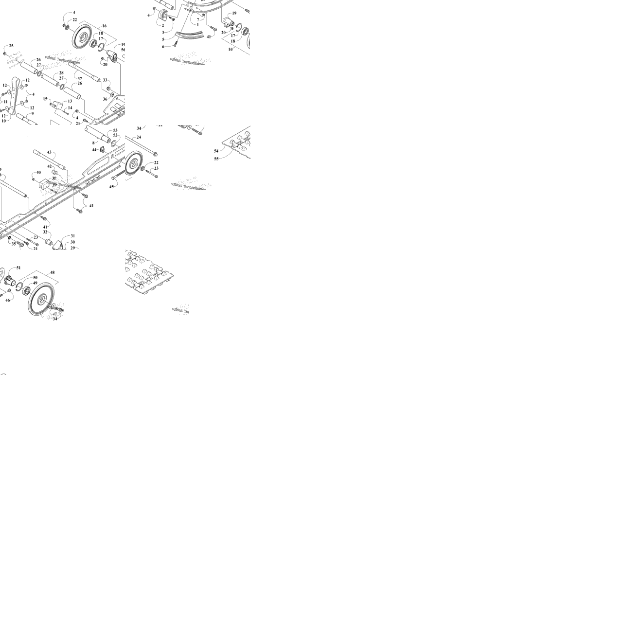Rear Suspension Rail Assembly