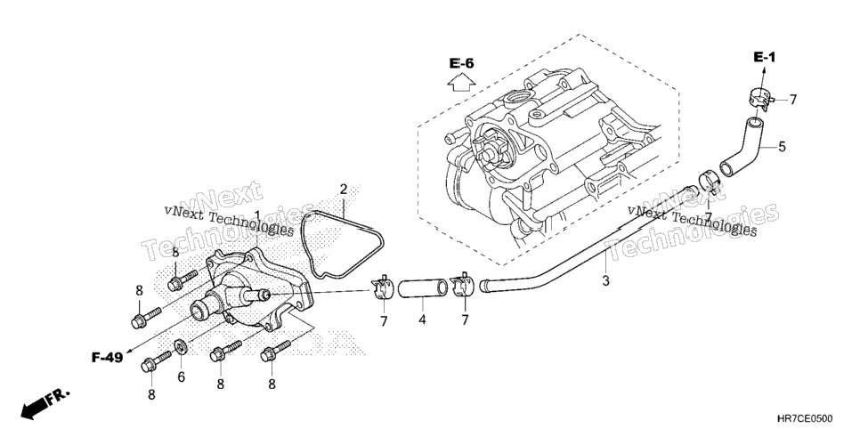 WATER PUMP COVER
