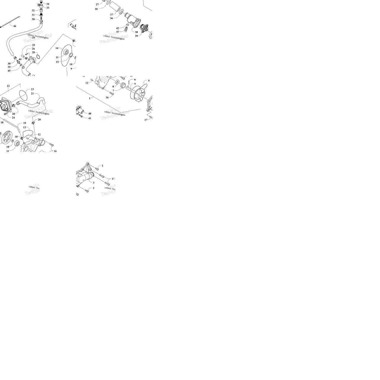 Water Pump And Thermostat Assembly