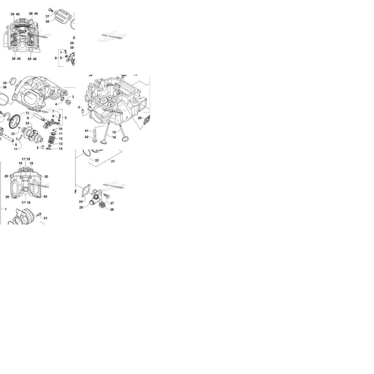 Cylinder Head And Camshaft/Valve Assembly