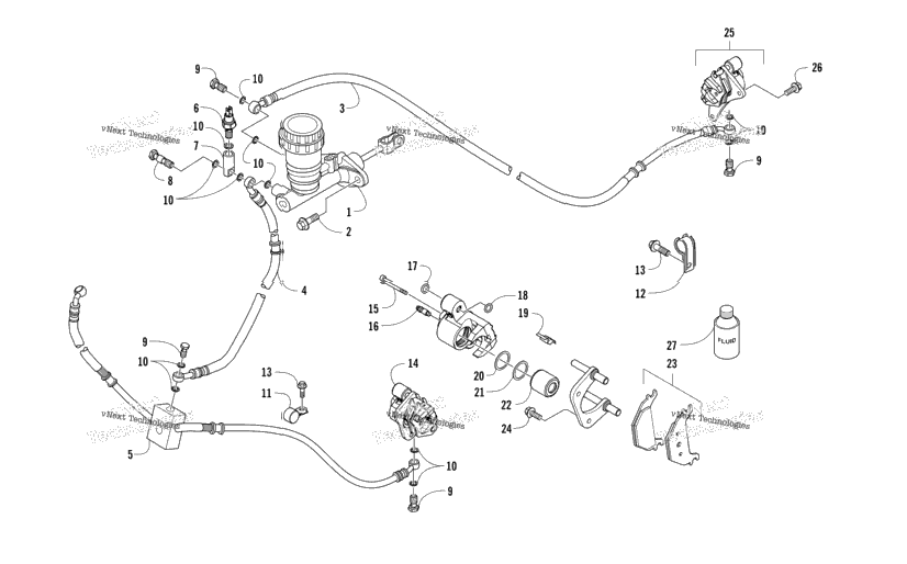 Hydraulic Brake Assembly