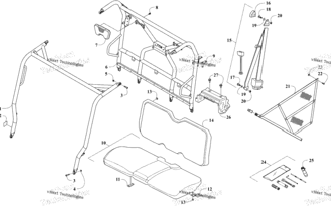 Rops And Seat Assembly