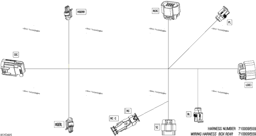 Electric - Rear Box Wiring Harness - 710009559
