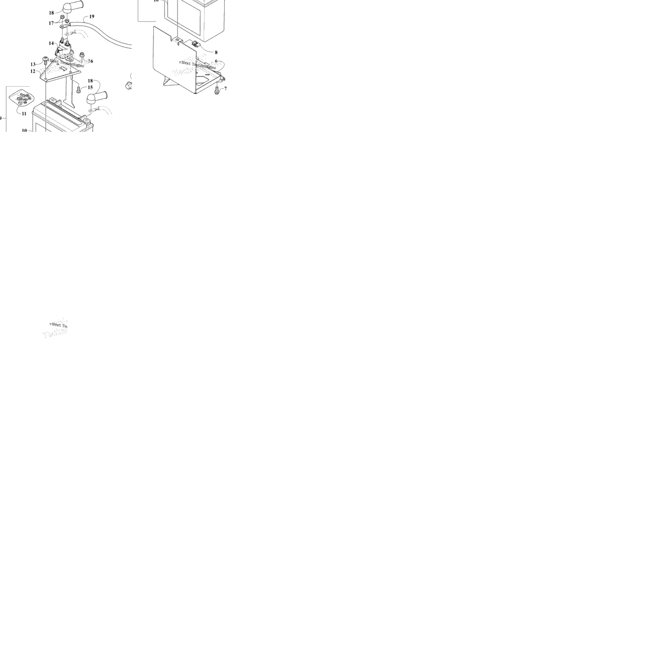 Battery And Starter Assembly