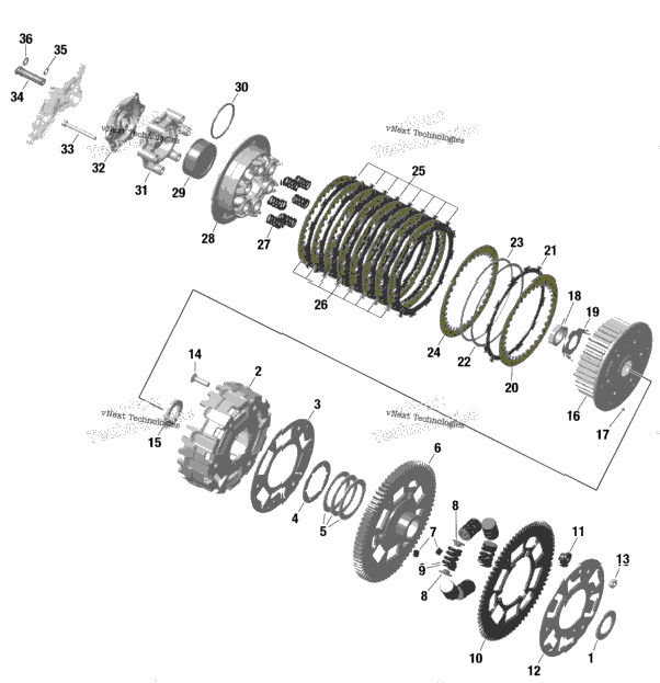Rotax - Clutch