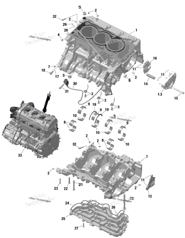 Rotax - Crankcase