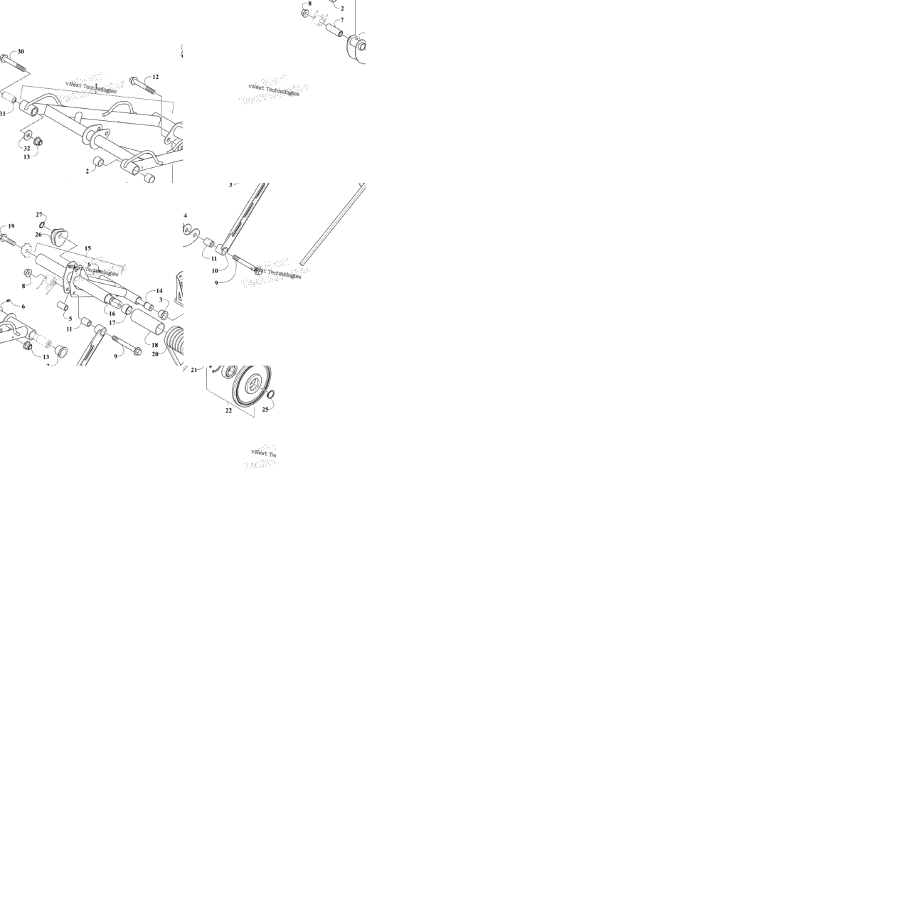 Rear Suspension Arm Assemblies