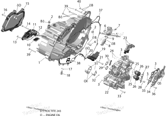 Rotax - Clutch Cover - Se6