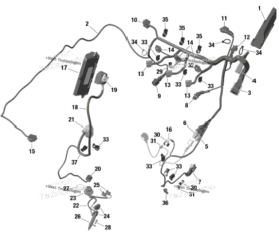 Rotax - Engine Harness And Electronic Module