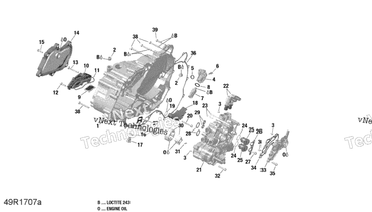 Rotax - Clutch Cover - Se6