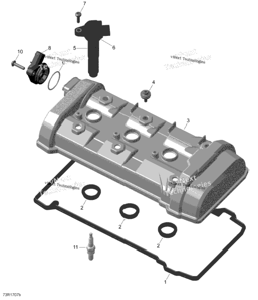 Rotax - Valve Cover