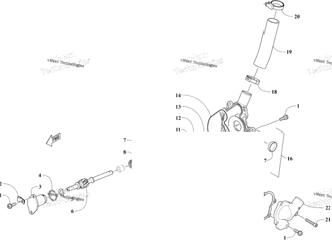 Water Pump And Thermostat
