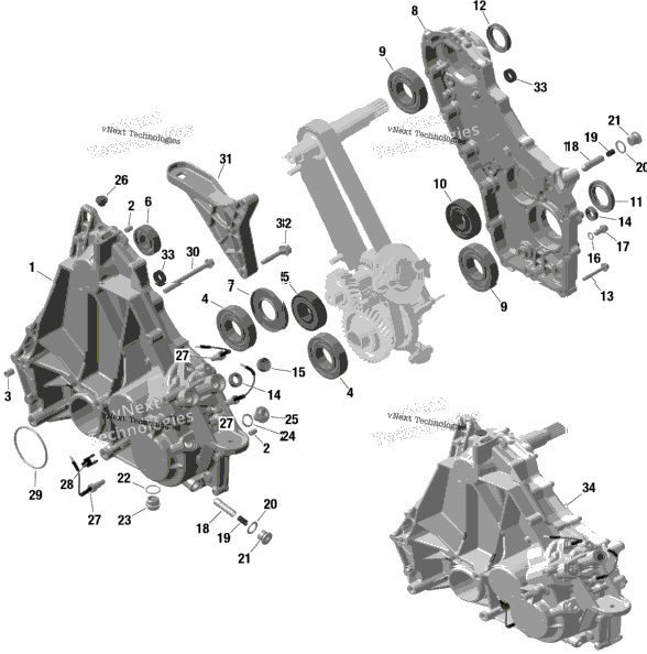 Rotax - Gearbox Housing