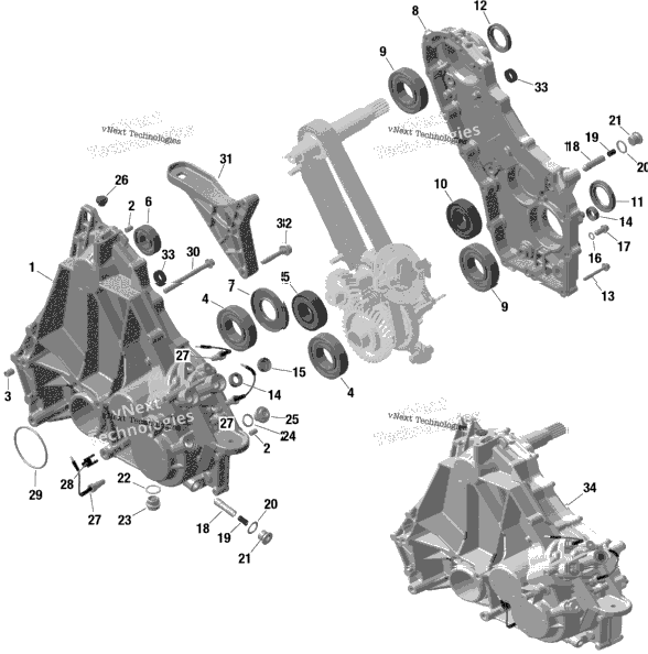 Rotax - Gearbox Housing