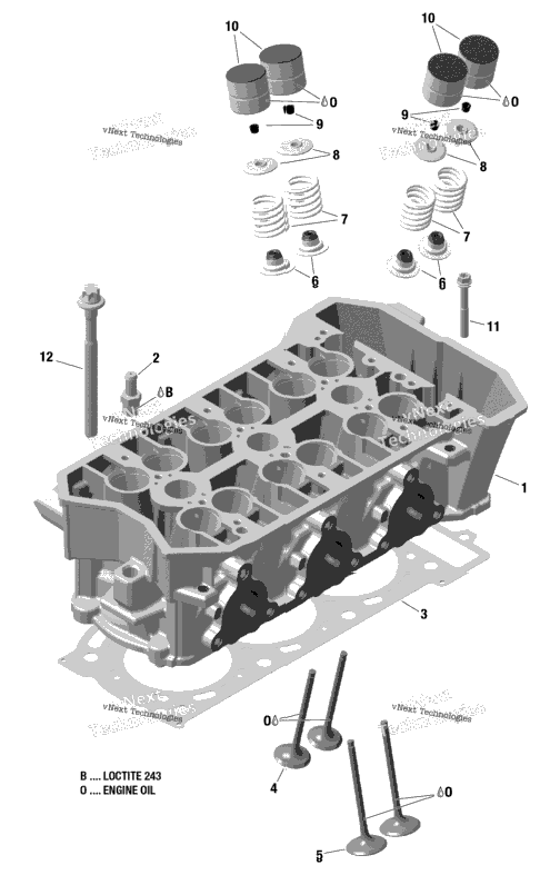 Rotax - Cylinder Head - 900 Ace