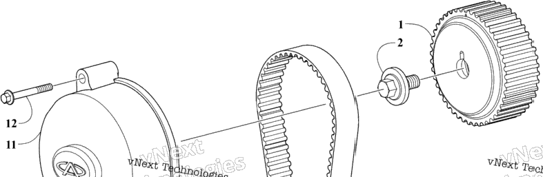 Timing Belt And Cover Assembly
