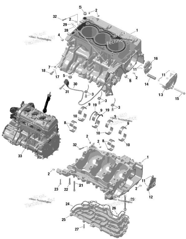 Rotax - Crankcase