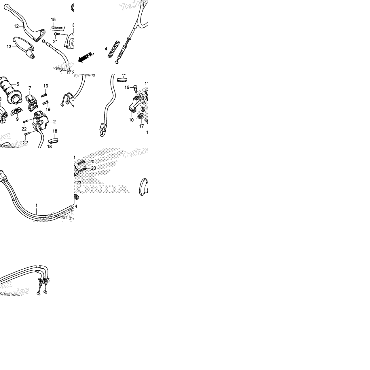 Handle Lever@Switch@Cable (2)