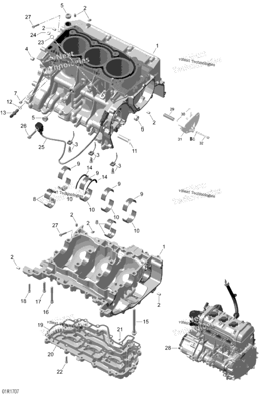 Rotax - Crankcase