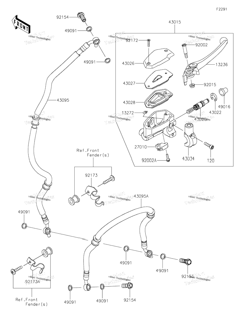 Front Master Cylinder 2