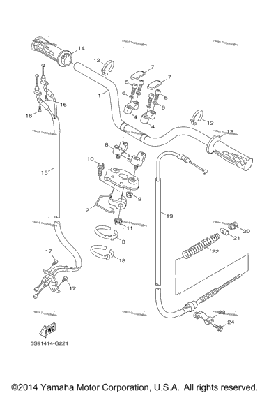 Steering Handle Cable
