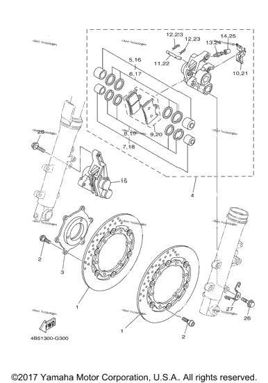 Front Brake Caliper