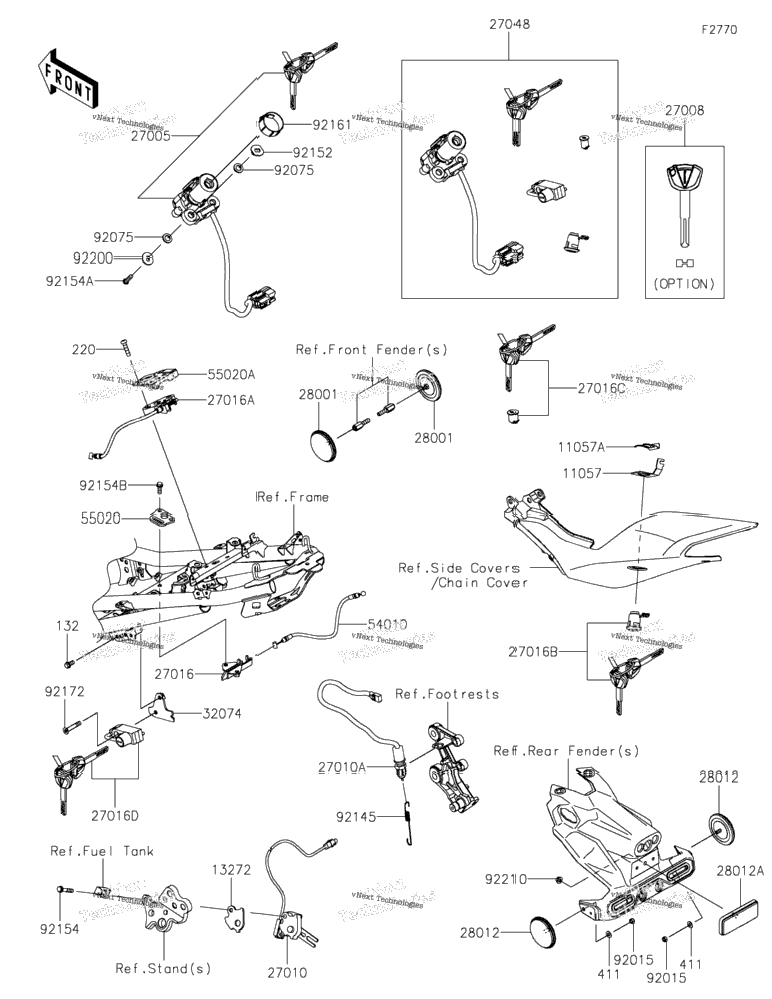 Ignition Switch/Locks/Reflectors