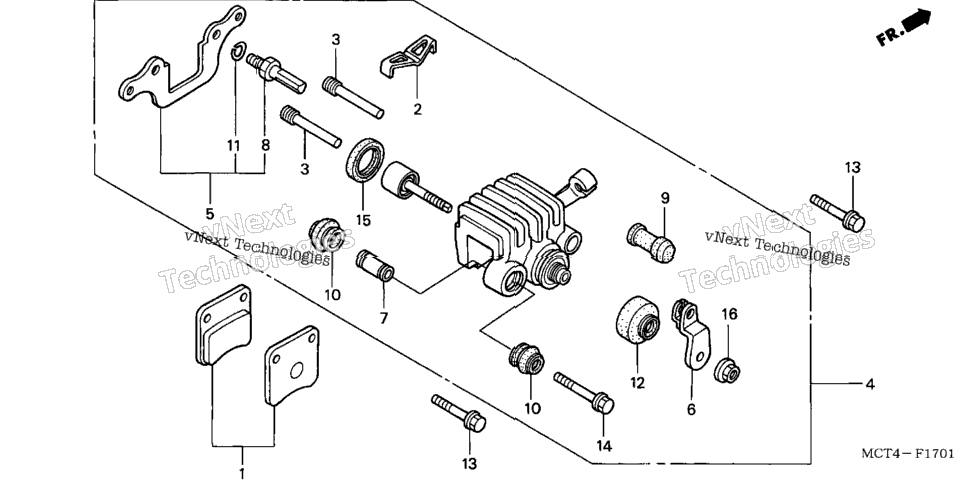 Parking Brake Caliper